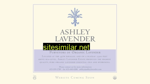 ashleylavenderfarms.com alternative sites