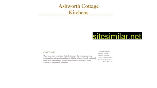 ashworthcottagekitchens.com alternative sites