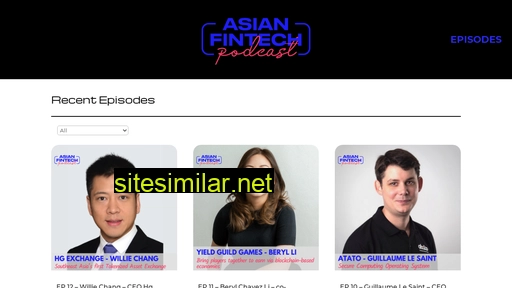 Asianfintechpodcast similar sites