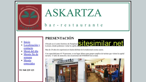 askartzarestaurante.com alternative sites
