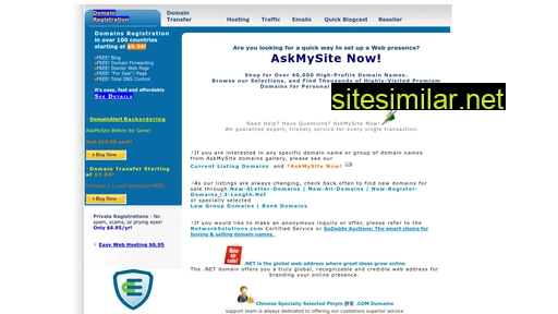 askmysite.com alternative sites