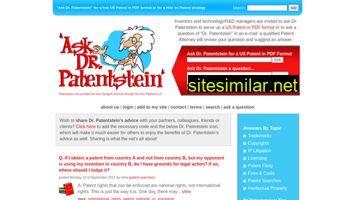 askdrpatentstein.com alternative sites
