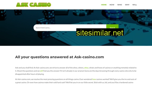ask-casino.com alternative sites