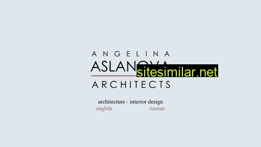 aslanova-architects.com alternative sites