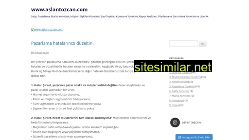 aslantozcan.com alternative sites