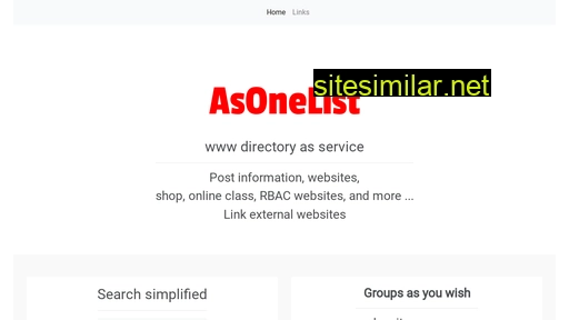 asonelist.com alternative sites