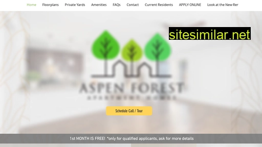 aspenforestapts.com alternative sites
