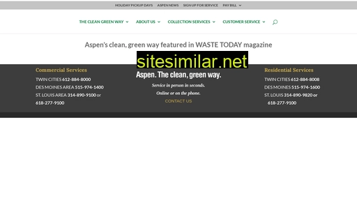 aspenwaste.com alternative sites