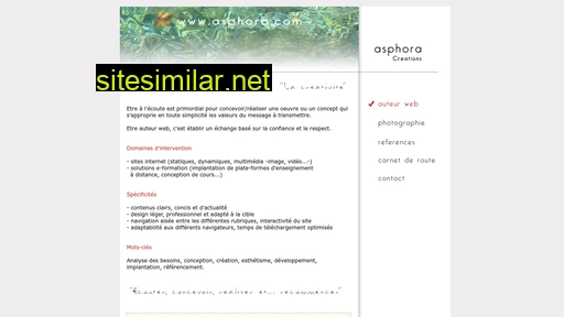 asphora.com alternative sites