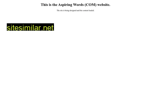 aspiringwords.com alternative sites