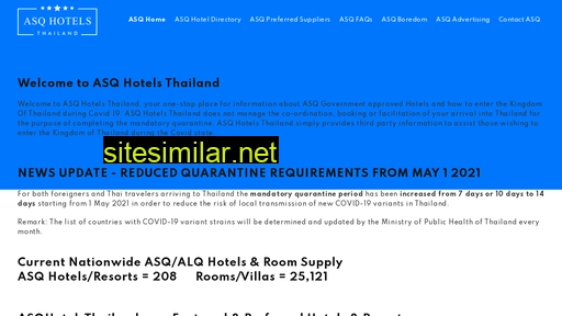 Asqhotelsthailand similar sites
