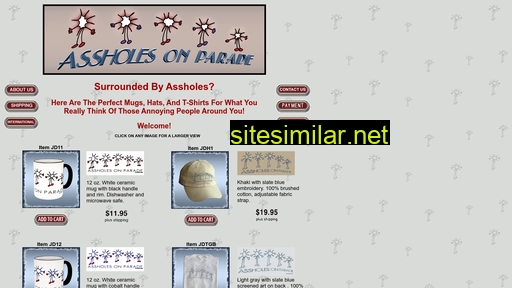 assholesonparade.com alternative sites