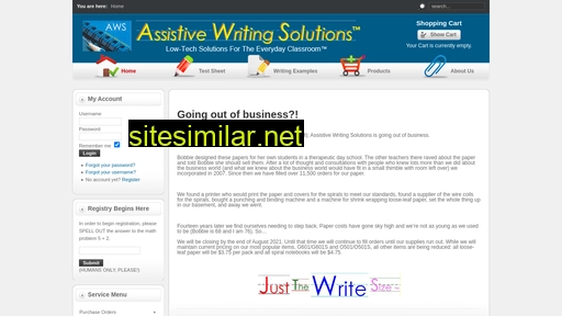 assistivewritingsolutions.com alternative sites
