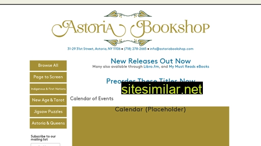 astoriabookshop.com alternative sites