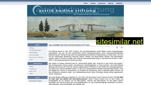 astrid-badina-stiftung.com alternative sites