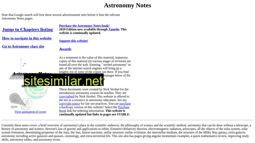 astronomynotes.com alternative sites