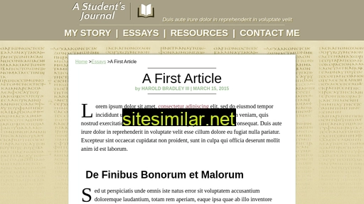 astudentsjournal.com alternative sites
