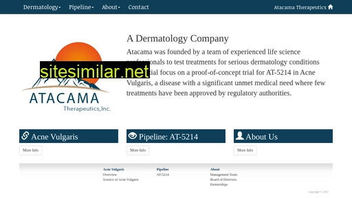 Atacamatherapeutics similar sites