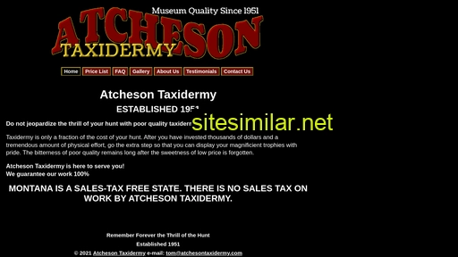 atchesontaxidermy.com alternative sites