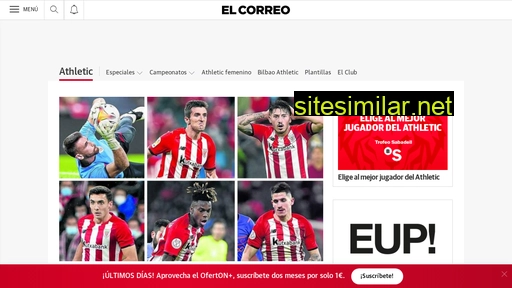 athletic.elcorreo.com alternative sites