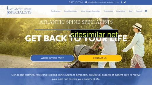 atlanticspinespecialists.com alternative sites