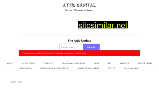 Atticcapital similar sites
