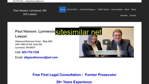 attorneypaulhanson.com alternative sites