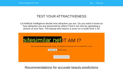 attractivenesstest.com alternative sites