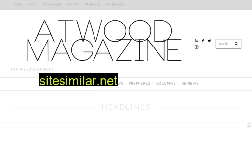 atwoodmagazine.com alternative sites