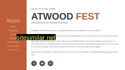 atwoodfest.com alternative sites