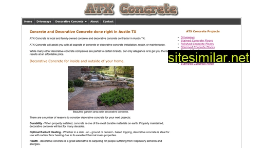 atxconcrete.com alternative sites