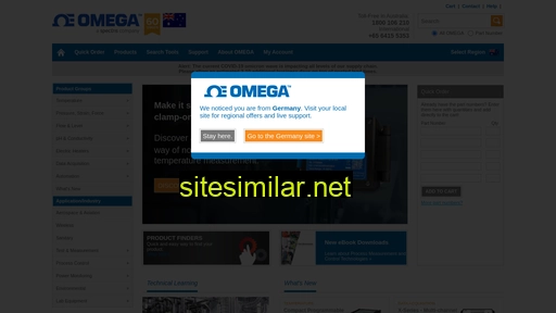 au.omega.com alternative sites