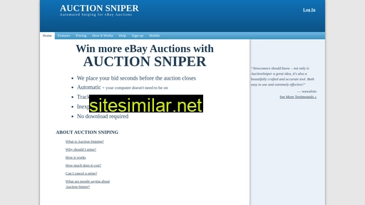 auctionsniper.com alternative sites