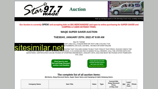 auction.waqe.com alternative sites