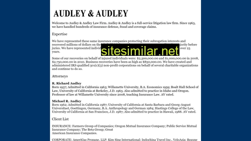 Audley-law similar sites