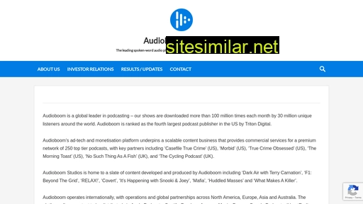 audioboomplc.com alternative sites