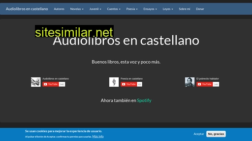 audiolibrosencastellano.com alternative sites