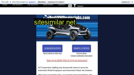 audivwdealerjobs.com alternative sites