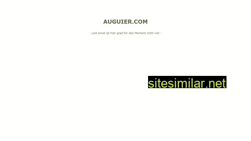 auguier.com alternative sites