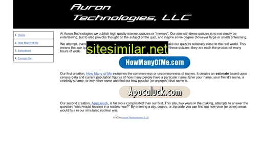 aurontechnologies.com alternative sites