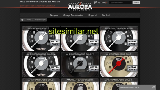 auroragauges.com alternative sites