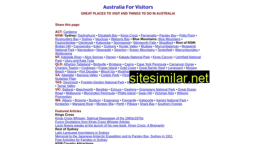 australiaforvisitors.com alternative sites