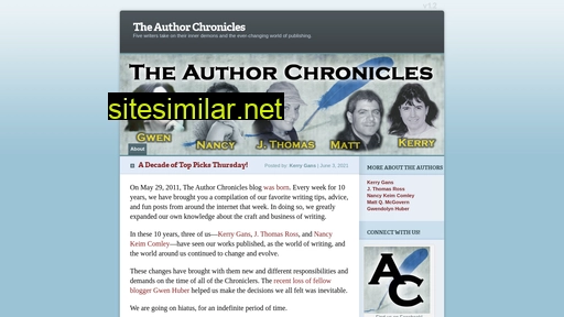 authorchronicles.wordpress.com alternative sites