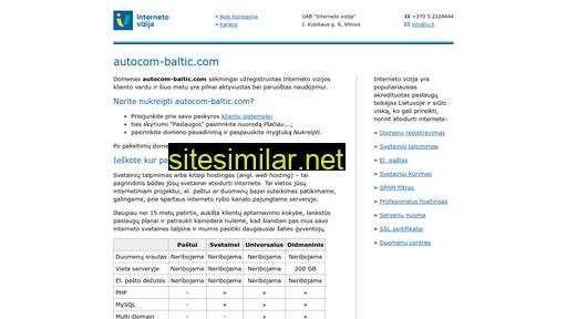 autocom-baltic.com alternative sites