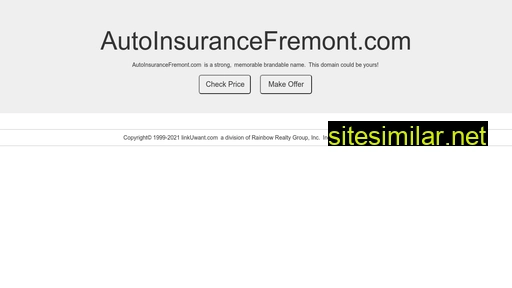 autoinsurancefremont.com alternative sites