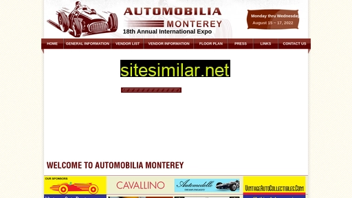automobiliamonterey.com alternative sites