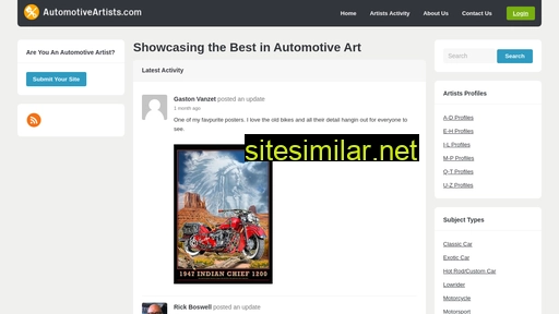 automotiveartists.com alternative sites