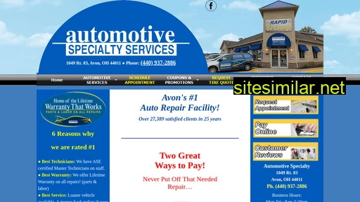 Automotivespecialtyservices similar sites