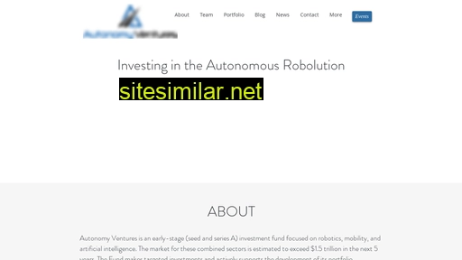 Autonomyventures similar sites