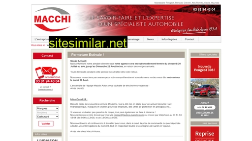autos-macchi.com alternative sites